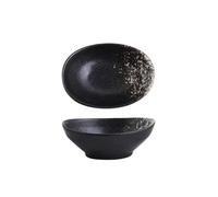 FUHAI-666 Assiette à goûter Petite assiette en céramique forme d'œuf, bol à collation, bols sauce, plat d'assaisonnement, vaisselle argile