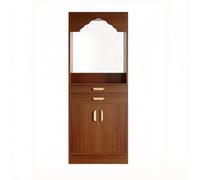 FUHAI-666 Autel Bouddhiste Chinois Nouveau Support de sanctuaire Table d'autel Chinois en Bois(Bruin,Grand)