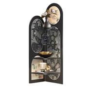 FUHAI-666 Bibliothèque Étagère de Rangement du Sol au Plafond, Style Ancien, for Salon, Armoire d'angle, étagère for canapé(Grand)