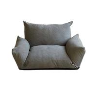 FUHAI-666 Canapés Canapé Paresseux Pliant Petit étage avec Coussin et Dossier lit de Chambre(Grigio,Petit)