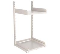 FUHAI-666 Chariot Utilitaire Support de Rangement for comptoir Cuisine, Support réglable for cuiseur à Riz, et Coulissant Double Couche, Mobile
