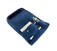 FUHAMJ 1 Ensemble Paille Pailles, Puissant Premium Reusable Metal Tubes, Idéal pour Une Utilisation Nomade, comme Accessoire pour Les Boîtes De Nuit Ou dans La Rue (Bleu)
