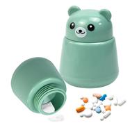Fuhesgu Broyeur de Comprimés Ecrase Medicament Ourse Broyeur de Pilules Broyeurs Pulvérisateur Broyeurs de Pilules Portable Ecrase Pilule pour Bébés, Personnes Âgées et Animaux de Compagnie (Vert)