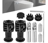 Fuhesgu Kit de Fixation pour Toilettes Fixation Intelligent pour Cuvette WC Suspendu Kit de Fixations de WC Intelligent Accessoires pour L'installation de Toilettes Support Universel Toilette Murale