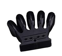 Fuhjythy 10 PCS Faux Nail Art Conseils Bâtons Vernis À Ongles Couleur Carte Plaques Affichage Swatches Nail Art Pratique ModèLes-Noir