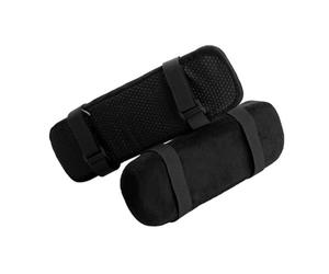 Fuhjythy 2 Pièces de Chaise de Bureau Coussin de Bras en Mousse à Mémoire de Forme Housse D'Accoudoir Coussin pour Chaise de Bureau à Domicile Oreiller de Coude Confortable Facile à Utiliser