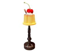 Fuhjythy Pudding Veilleuse LED Lampe de Table Bureau Chevet Chambre Bar Chambre Décoration Atmosphère Lampe de Sommeil Cadeau pour Enfants