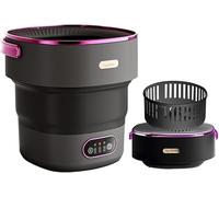 Fuhomtre Machine à laver portable de 13 L, avec 3 modes de nettoyage, mini machine à laver pour petits vêtements, sous-vêtements, vêtements de bébé, chaussettes, machine à laver pliable, pour