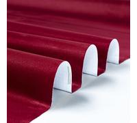 Fuhrwerkdesign Film adhésif en microfibre - Aspect daim - Autocollant - Tissu pour voiture - Extensible - Velours - Cuir synthétique (bordeaux, 100 cm x 150 cm)