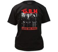 FUHUA QTR Charged Gbh Give Me Fire T-T-Shirts à Manches Courtes Black XXL(Large)
