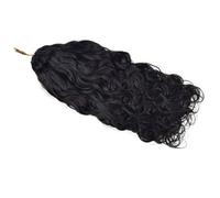 FUIBEJAE #1B Vague d'eau Bou Plume Tresse au Crochet Extensions de Cheveux Humains Sans Nœud Pré-séparées Cheveux de Tresse Vierge Tresses Invisibles Paquets pour Femmes Noires 100G,12inch