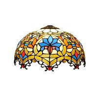 FUIBEJAE Abat-Jour en Verre teinté Baroque de 12 Pouces pour Lampe sur Pied, Lampe de Table, Suspension, Lustre, Uniquement l'abat-Jour, Accessoires exclus
