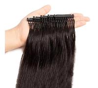 FUIBEJAE Extensions de cheveux 6D Cheveux humains, Machine 6D rapide sans traceLes extensions de cheveux peuvent teindre sans trace Extensions de cheveux naturellement réels, 10 rangées,28 inch