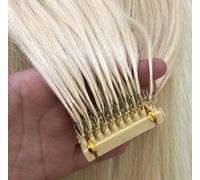 FUIBEJAE Extensions de cheveux humains 6D, connexion rapide à la machine 6D sans rainure de suivi à la tête, cheveux humains réels pour femmes et filles, 10 rangées,Marron,18inch