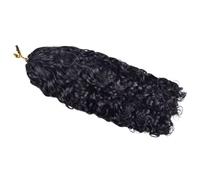 FUIBEJAE Extensions de cheveux humains pour tresses au crochet pré-torsadées, ondulées, bou s, sans nœuds, pré-séparées, pour tressage de cheveux vierges, pour femmes noires,Burmese curls,24inch