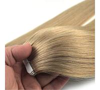 FUIBEJAE Ruban adhésif dans les extensions de cheveux humains soyeux droits Extensions de cheveux humains doux Vrais cheveux Remy doux pour la tête complète sans enchevêtrement, 40Pcs 100G,40 pcs,30”