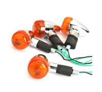 Fuicotto Clignotants Indicateurs Compatible Avec Suzuki Intruder Volusia VS VL 700 750 800 1400 1500 Marauder VZ 1600 Clignotant Chromé Pour Moto(4X turn signals)