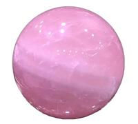 FUICZXBXQU Boule de quartz rose extra large 8-8,5 cm | Amour et cristal | 750-860 g | Décoration de maison et de bureau | Saint-Valentin | Noël | Sphère