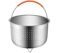 FUIENKO-Cuiseur vapeur en acier inoxydable 304 cuiseur vapeur avec poignée+base pour la cuisson des légumes et des aliments de base