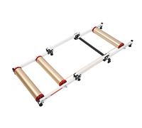 fuik Rouleaux de vélo, Alliage d'aluminium 51,2 x 20,5 Pouces Rouleau de vélo de vélo d'intérieur Pliable pour l'exercice de vélo de Route VTT