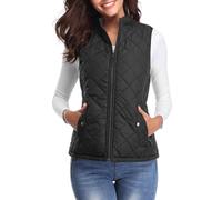 fuinloth Manteaux Sans Manches Femme, Léger Automne Doudoune Hiver Gilet