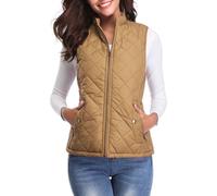 fuinloth Manteaux Sans Manches Femme, Léger Automne Doudoune Hiver Gilet