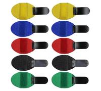 FUIPVGI 10 Pièces Attelle Doigt, Orthèses de Doigt pour Index, Majeur, Annulaire, Petit Doigt, Support de Doigt pour Ruptures de Gâchette, Doigts Tendus, Fracture, Entorse, Arthrite (5 Colors)