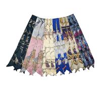 FUIPVGI 12 Pièces Satin Imprimé Foulards, Écharpe Maigre, Étroit Longue Accessoires Pour Cheveux Poignée Ruban, Petite écharpe Biseautée, Ruban à Cheveux, Accessoires de Sac à Main (Multicolore)