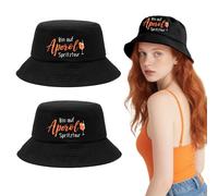 FUIPVGI 2 Pièces Chapeau Bob Femme Homme de Soleil Bob Chapeau de Pêcheur Aperol Chapeau de Soleil Anti-UV Bucket Hat Pliable Chapeaux de Visière Chapeau de Plage pour Visières Outdoor 55-58cm (Noir)