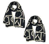 FUIPVGI 2 Pièces Foulard Femme Echarpe Femme, Foulard Echarpe Femme Echarpe, Light Soft Fashion Scarf, Chale écharpe Femme Echarpes et Foulards Femme, Neck Solid Wrap Châle Echarpes et Foulards Femme