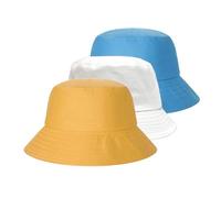 FUIPVGI 3 Pièces Chapeau bob,Chapeaux de Soleil 3 Couleurs, Chapeau de Plage,Casquette de Protection UV,Chapeaux pour Hommes et Femmes Golf Randonnée Camping Shopping Vacances(3 Couleurs)
