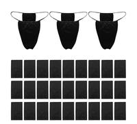 FUIPVGI 30 Pièces Slips Jetables pour Femme, Culotte Jetable Slip Femme Strings, Non Tissés String T Jetable Culottes Bikini