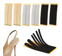 FUIPVGI 36 Pièces Femmes Sangle Coussin Insérer Talon Poignées Antiusure Mini Doublures de Talon Adhésives Autocollants Sangles de Talon pour Chaussures à Talons (36 Pièces)