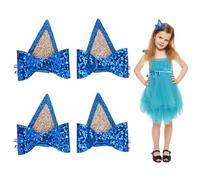 FUIPVGI 4 Pièces Barrettes Etoile Pinces Cheveux, Bohème Pinces à Cheveux Fleur, Animal Oreilles Pinces Cheveux, Arc Pinces À Cheveux Filles, Décorations Halloween Cosplay, pour Femmes, Filles