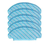 FUIPVGI 5 Pièces Lingettes de Nettoyage Chiffons de Nettoyage de Rechange Chiffons de Nettoyage Lavables Serpillères pour ECOVACS DEEBOT OZMO T8 T8 Aivi N8+ N8 Pro N8 Pro+ Robot Aspirateur (Bleu)