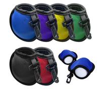 FUIPVGI 6 Pcs Sacs de Nettoyage et Rangement pour Balles de Golf avec Clip de Suspension, Pochette et Accessoires
