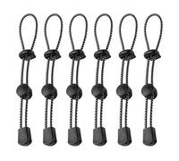 FUIPVGI 6 Pièces Boucle de Fixation Elastique de Corde, Sac à Dos Porte-Bâton Extérieur Trekking Pôle, La Randonnée Bâton Support De Corde Élastique, Boucle en Plastique