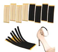 FUIPVGI Lot de 48 coussinets antidérapants pour femme - Coussinets adhésifs pour talon - Coussinets de chaussures pour éviter de glisser