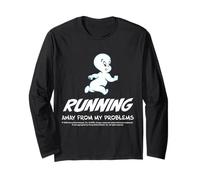Fuir Mes problèmes Casper Movie Merch Manche Longue