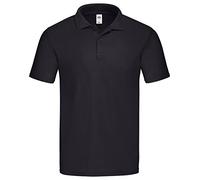 Fuit of The Loom 63050 Polo original, Noir , XXL