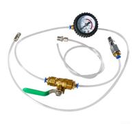 Fuite d'amortisseur en alliage d'acier avec manomètre pour systèmes de suspension automatiques, outil de diagnostic d'injection d'air direct pour une recherche et une réparation précises des défauts