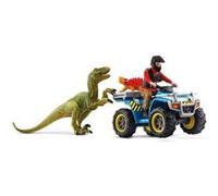 Fuite sur quad face au velociraptor - 41466 Marron G