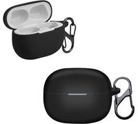 Fuiw-Coque Pour Xiaomi Red-Mi Buds 5 Pro,Soft Tpu Silicone Ultrafine Anti-Rayure Anti-Drop Protective Cover Avec Mousqueton Pour Red-Mi Buds 5 Pro,Noir