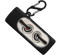 FUIW-Étui De Protection En Silicone Pour Nothing Ear (Stick),Étui De Protection Résistant Aux Chocs Et Coque De Protection De La Peau Pour Nothing Ear Stick Avec Porte-Clés (Noir)