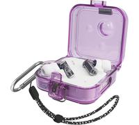 FUIW-Étui De Protection En Tpu Transparent Pour Écouteurs Nothing Ear 2,Compatible Avec Étui De Chargement Nothing Ear 2,Avec Dragonne Et Porte-Clés Violet Transparent