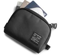 FUIW-Mini Pochette Coque Airpods Pro 2,Airpods Pro,Airpods 3,Airpods,Samsung Galaxy Buds 2 Pro,Buds Pro,Buds 2 Mini Pouch Accessoires Pochette Écouteurs - Half Pocket (Black)