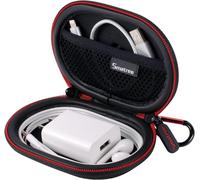 FUIW-Pochette Zippée Portable À Coque Rigide Pour Écouteurs Beatsx/Powerbeats 2/Powerbeats 3/Powerbeats 4,Magic Mouse/Magsafe Chargeur,Étui De Rangement Pour Petits Accessoires Pour Macbook