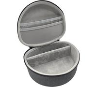 FUIW-Professional Over-Ear Monitor Headphone Hard Case - Compatible With Mdr7506 Wh-1000Xm4 And More - Dark Grey Ant Pattern Shell With Light Grey Velvet Interior