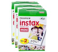 Fuji Instax Mini Film Couleur Twinpack 7S 8 90 50 appareils Photo Fujifilm 60 Photos