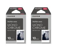 Fuji Instax Mini Monochrome BLACK AND WHITE Instant Film - 20 Shot Pack